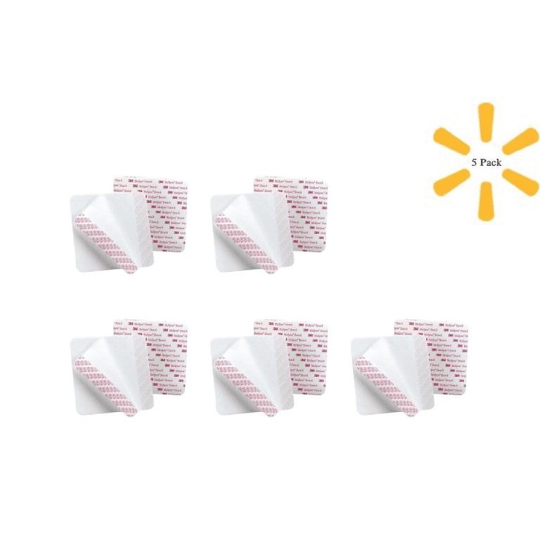 3M Dressing Retention Tape with Liner Medipore Dress-It Pre-Cut Pad Soft Cloth 3-7/8 X 4-5/8 Inch White 5 Pack -2954