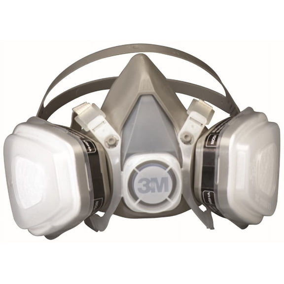 3M Dual Cartridge Respirator Assembly 07193, Organic Vapor/P95, Large
