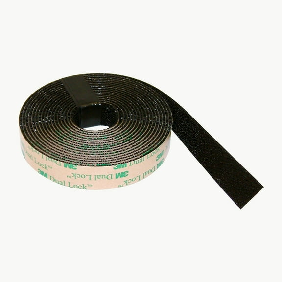 3M Dual Lock Low Profile Reclosable Fastener [black] (SJ4575): 5/8 in. x 10 ft. (Black)