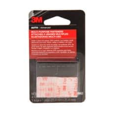 3M Dual Lock Reclosable Fasteners, 04862, 1 in X 1 in, 4 pair per pack, 24 per case