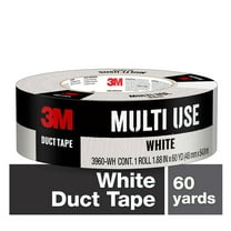 3M Duct Tape, 1.88 in x 60 yd, White, 1 Roll/Pack