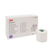 3M Durapore Medical Tape, Non-Sterile, Silk-Like Cloth, White, 2 in x 10 yds, 6 Rolls, 1 Pack