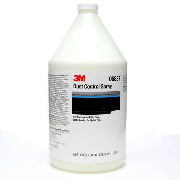 3M Dust Control Spray, 06837, 1 gallon, 4 per case