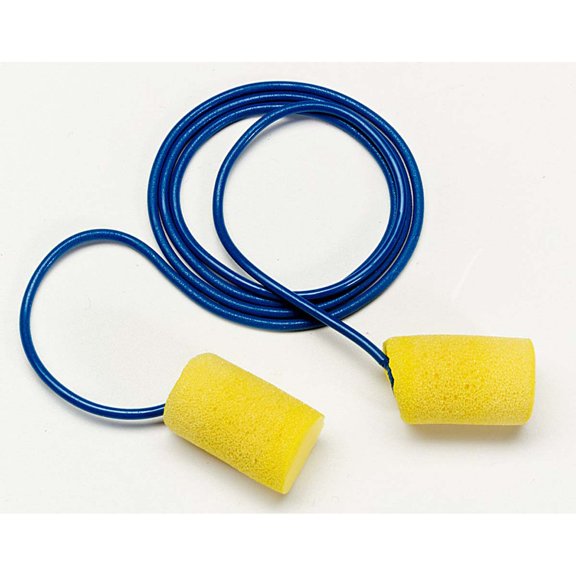 3M E-A-R Classic Plus Corded Earplugs 311-1105, in Poly Bag