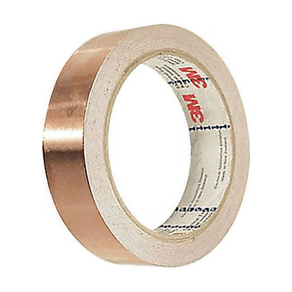 3M EMI Copper Foil Shielding Tape 1181, 3/4 in x 18 yd (19,05 mm x 16,5 m)