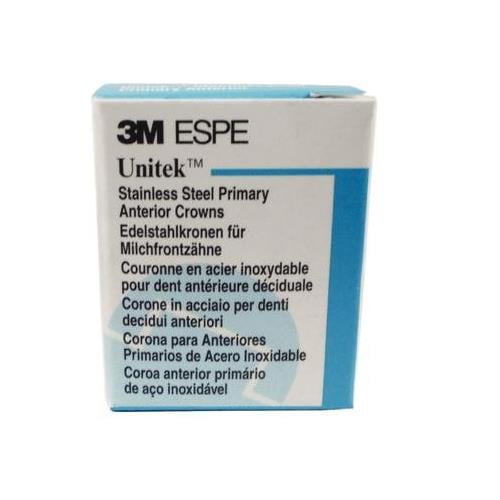 3M ESPE 907043 Unitek Stainless Steel Primary Anterior Crowns 3 Upper
