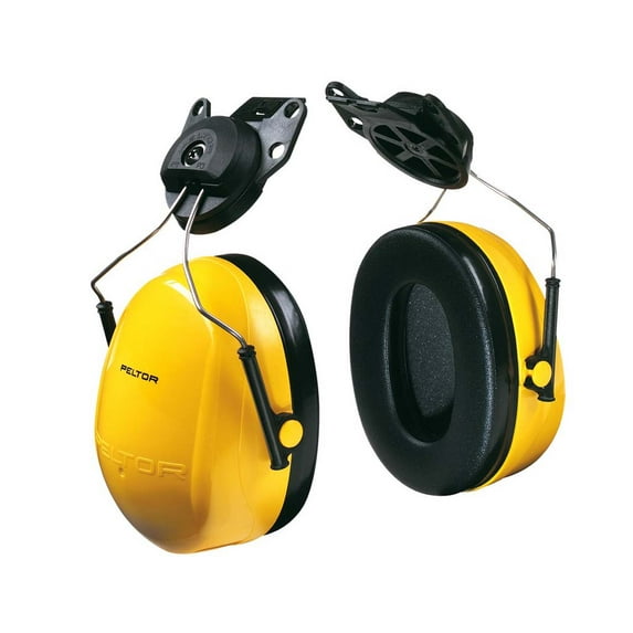 3M Earmuffs, Peltor Optime 98 Cap-Mount Safety Earmuffs, Hearing Protection,H9P3E