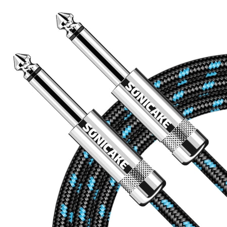 3M Electric Guitar Lead Cord Cable Jacks For Amp Pedals Instrument 6.35mm 1/4"