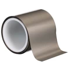 3M Electrically Conductive Single-Sided Tape 5113SFT-50, Grey, 105 mm x 10 m, 8 Rolls/Case, Sample (Case of 8) SKU 7100313605