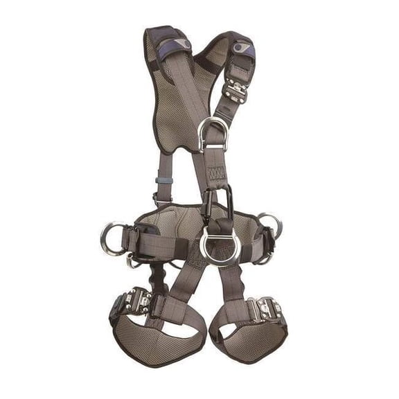 3m Dbi-Sala Full Body Harness,M,420 lb.,Blue 1113346