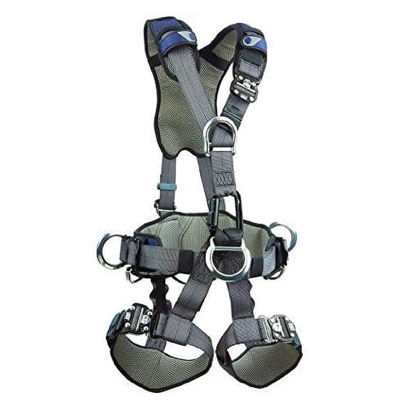 3m Dbi-Sala Full Body Harness,XL,420 lb.,Blue 1113348