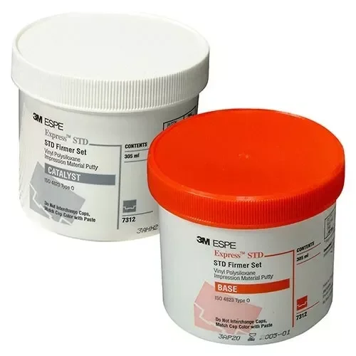 3M Express STD VPS Dental Impression Putty 305ml Base with Catalyst Jar 7312