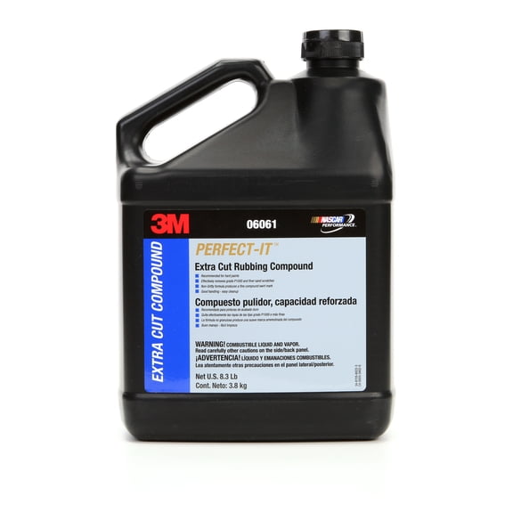 3M Extra Cut Rubbing Compound, 06061, 1 gal, 4 per case