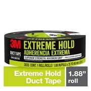 3M 2835-B Duct Tape, 35 yd L, 1.88 in W, Black