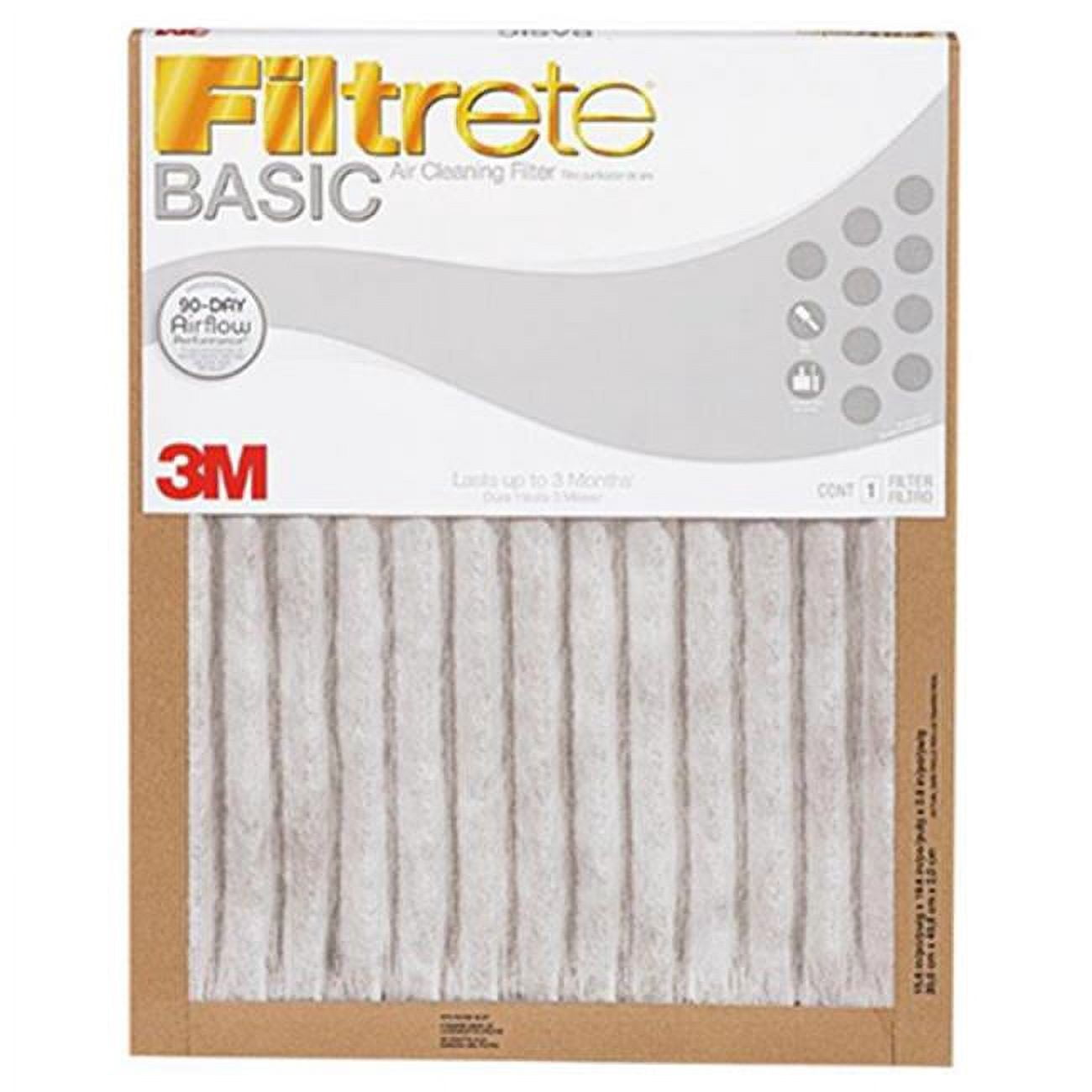 3M FBA05DC-6 14x20x1 Filtrete Air Cleaning Filter - Walmart.com