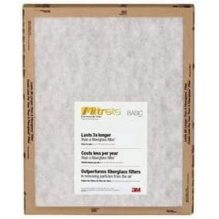 3M Filtrete Air Filter FPA00-2PK-24 - Pleated, Dust Removal - 2 Pack, 16 x 20 x 1