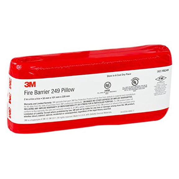 3M Fb-249 Fire Barrier Pillow - Package Qty 24