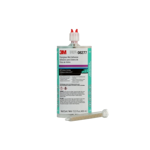 3M Fiberglass Matting Adhesive, 08277, 400 mL Cartridge, 6 per case