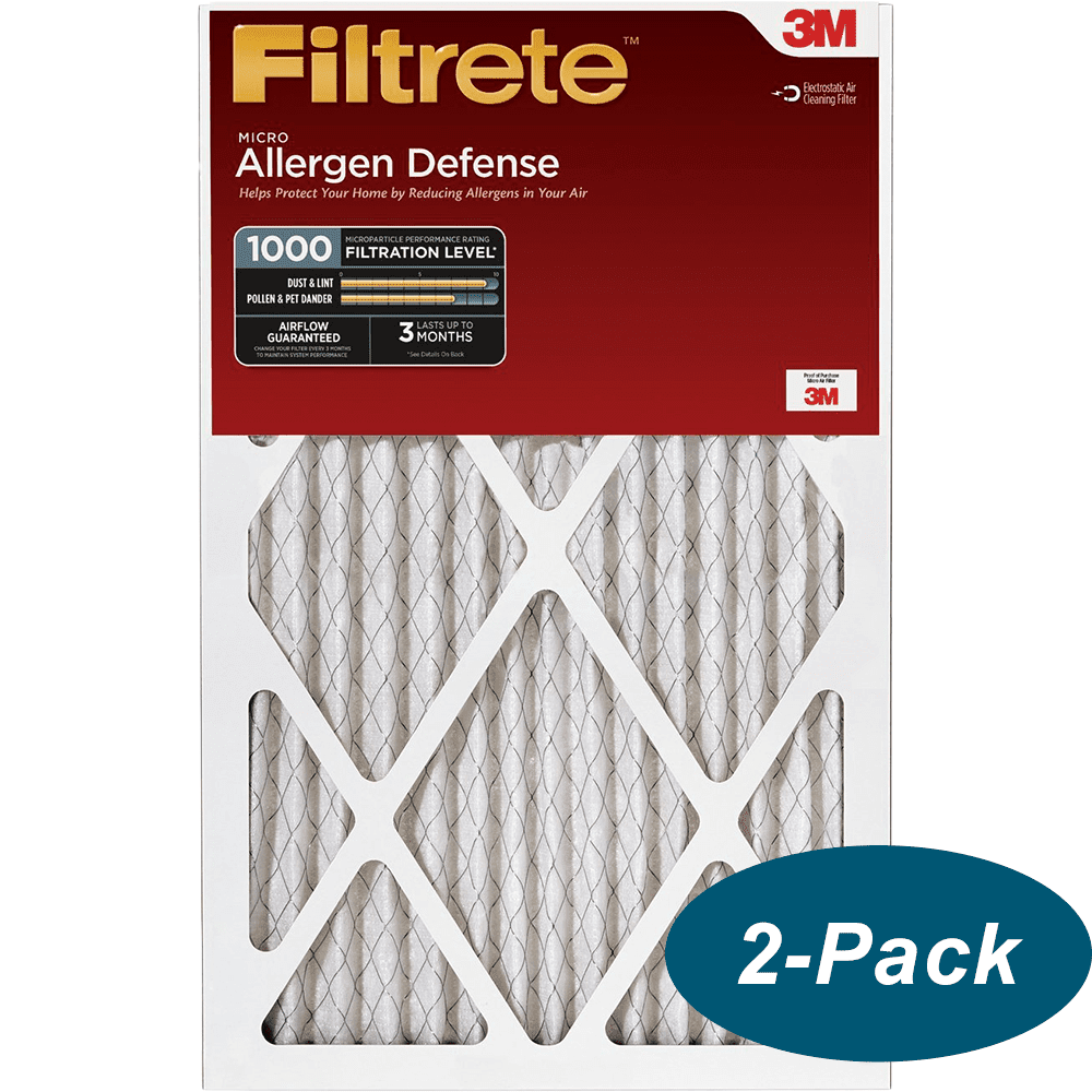 Filtrete 16x20x1 AC Furnace Air Filter, MERV 11, MPR 1000, Micro
