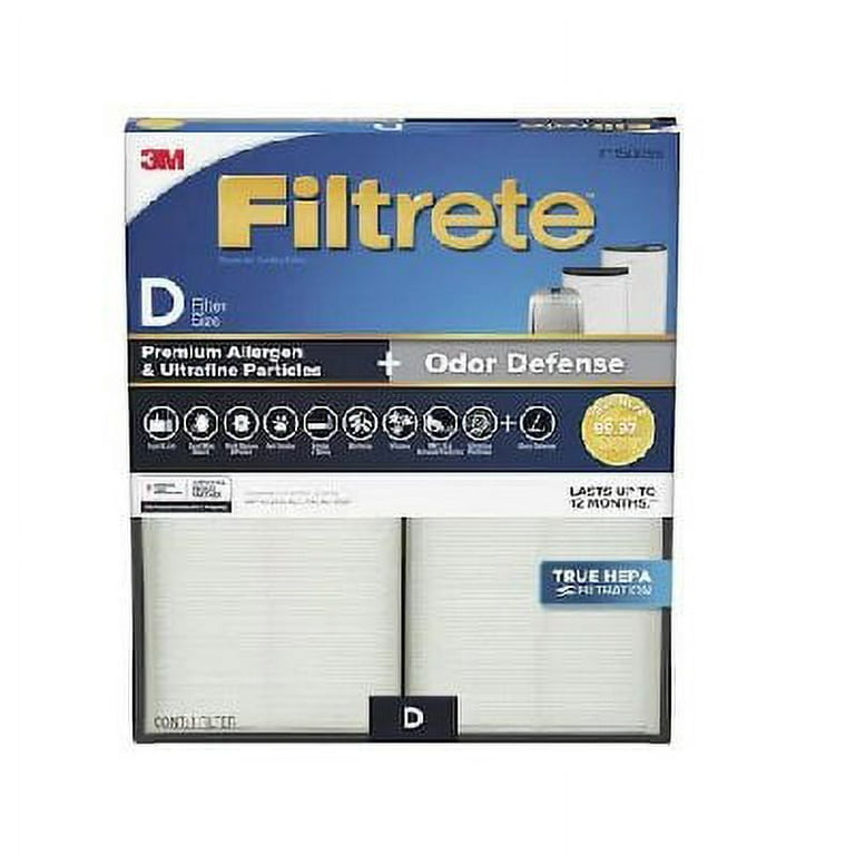 3M Filtrete 1150099 True HEPA Air Purifier Filter Walmart