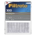 thumbnail image 1 of 3M Filtrete 326-4 20" x 24" x 1" Gray Basic 300 Dust & Lint Reduction Pleated Air Filter 90 Day Filter - Quantity of 4, 1 of 1