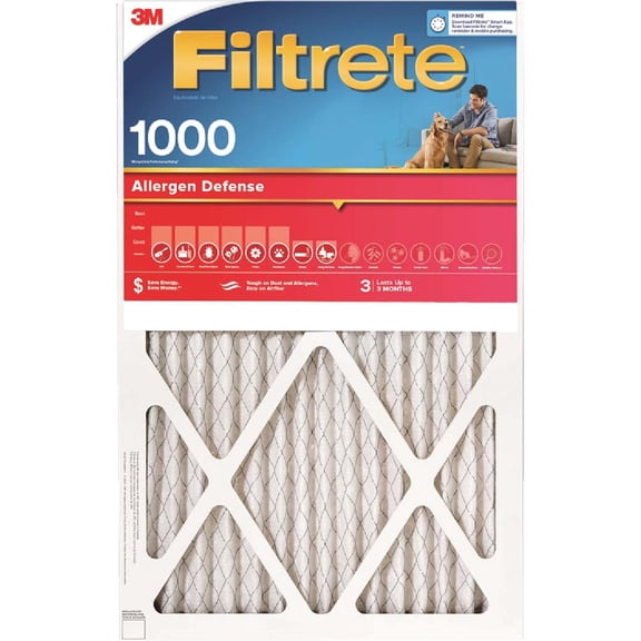3M Filtrete Air Filter 20" X 30" X 1" Fiberglass MERV 11, 20 x 30 x 1