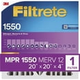thumbnail image 1 of 3M Filtrete Healthy Living 1550 MPR Ultra Allergen Reduction Filters 20x20x4 2-PK, 1 of 7