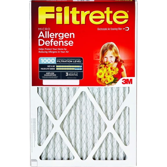 3M Filtrete Micro Allergen Reduction Air Filter [Set of 6] Size: 20" H x 20" W x 1" D  Residential Use, Standard Application