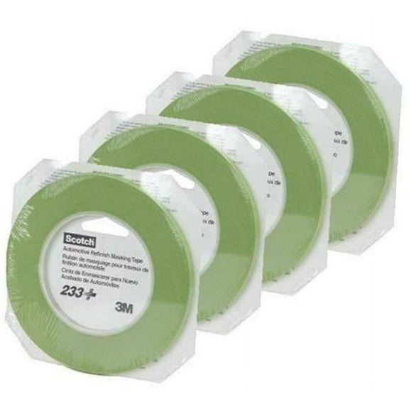 3M Fine Line Tape 233 Masking Scotch Automotive Refinish 6mm X 55m 4 Rolls 26344