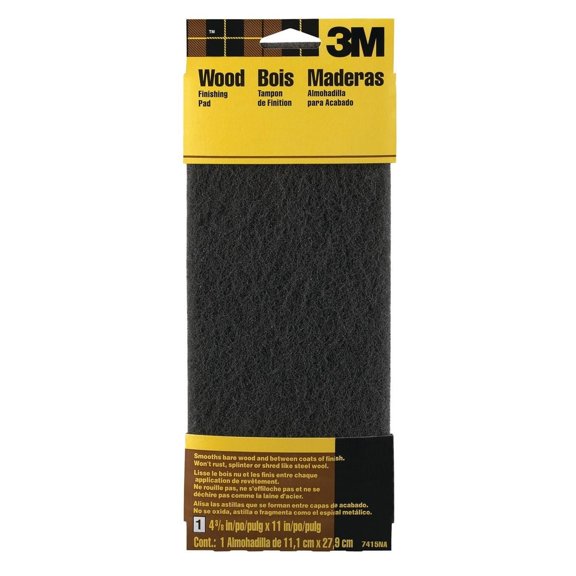 3M Fine Sanding Sponge - Fine Grit, Bare Wood Compatible - 4-3/8" x 11"  Residential Use, Standard Application