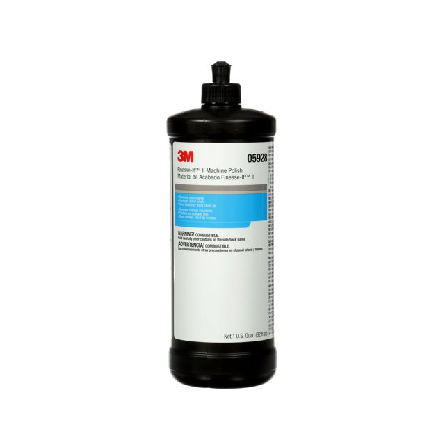 3M Finesse-it II Finishing Machine Polish - 1 Quart (32oz), Light Cut, Scratch & Swirl Remover 05928