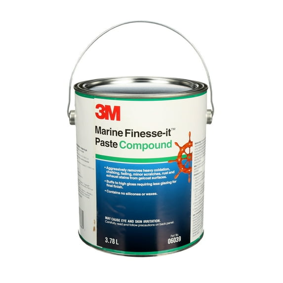 3M Finesse-it Marine Paste Compound, 06039, 1 gal, 4 per case