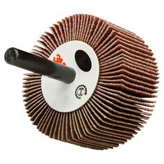 3M Flap Wheel 244D, 40 X-weight, Type 83, 2 in x 1 in x 1/4 in, 10 ea/Case (Case of 10) SKU 7100307822