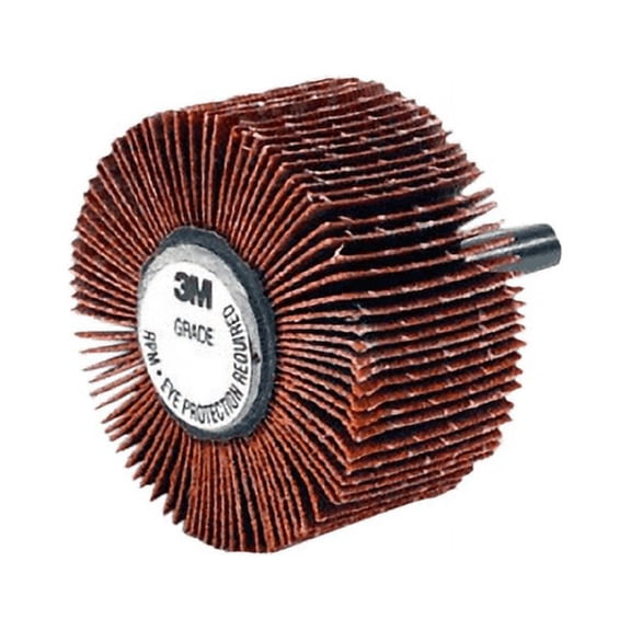 3M Flap Wheel 747D, Type 83, 1 in x 1 in x 1/4 in 60 X-weight