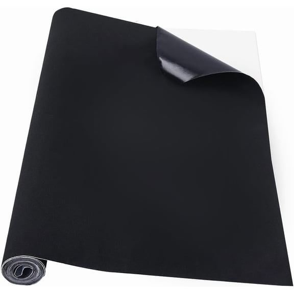 3M Flocking Cloth Self-Adhesive Table Runners Black 1000x451x0.2mm