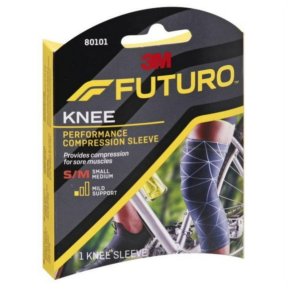 3M Futuro Performance Compression Knee Sleeve, Small/Medium