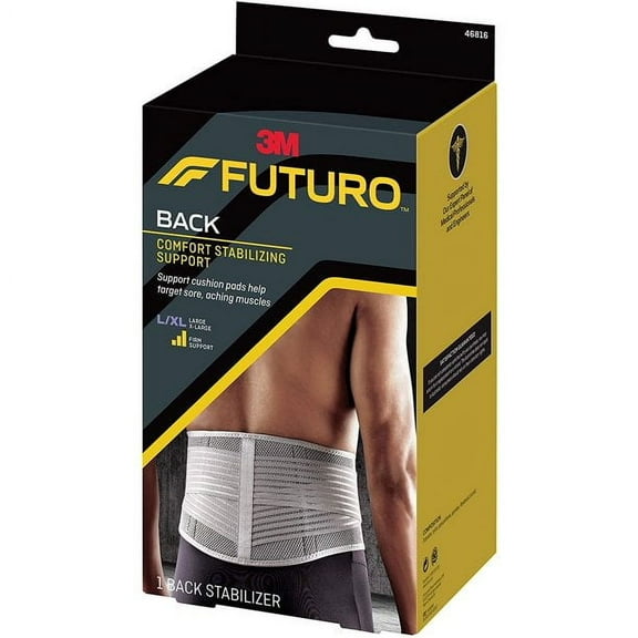3M Futuro Stabilizing Back Support Adjustable & Breathable, Large/Xl, 1Ct