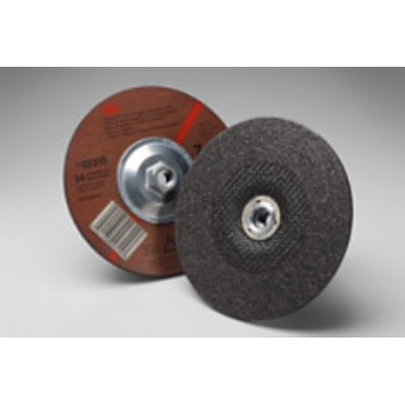 3M General Purpose Depressed Center Wheel, 24, T27, 7 in x 1/4 in x 5/8 in-11 Internal, 10/Carton, 20 ea/Case (Case of 20) SKU 7010325743