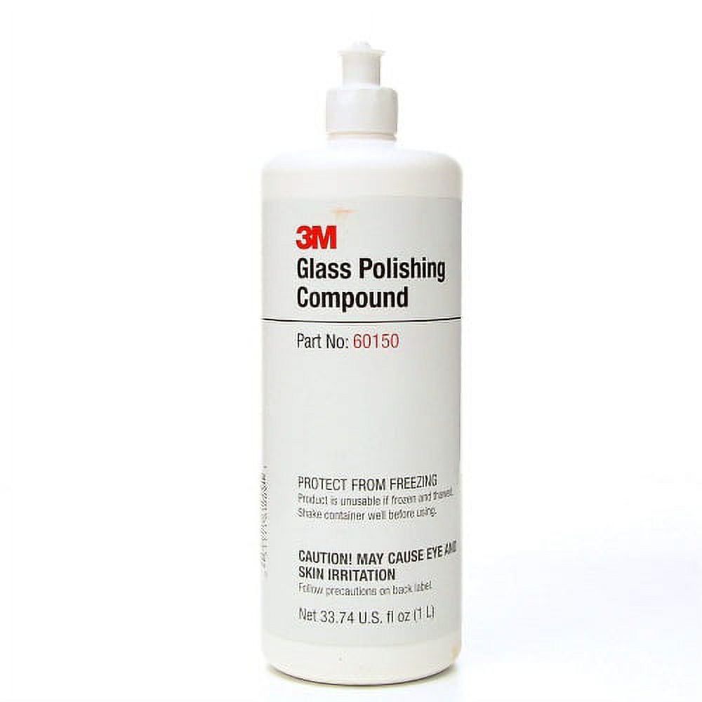 3M Glass Polishing Compound Defect Repair and Scratch Removal Cerium Oxide Mineral One Step Polishing 60150