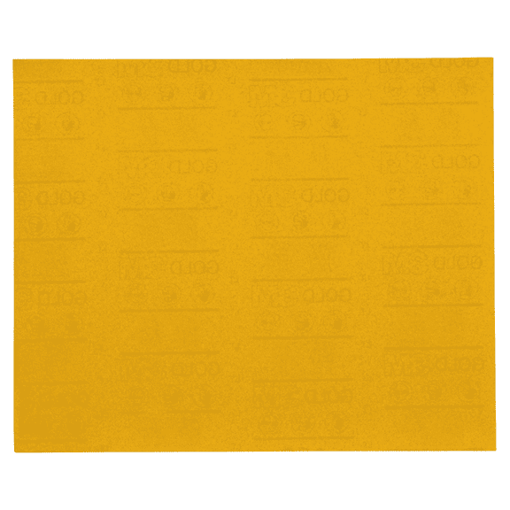 3M Gold Abrasive Sheet 12541, 320, 9 in x 11 in (229 mm x 280 mm)