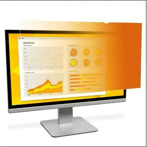 3M Gold Privacy Filter - Display privacy filter - 19" - gold