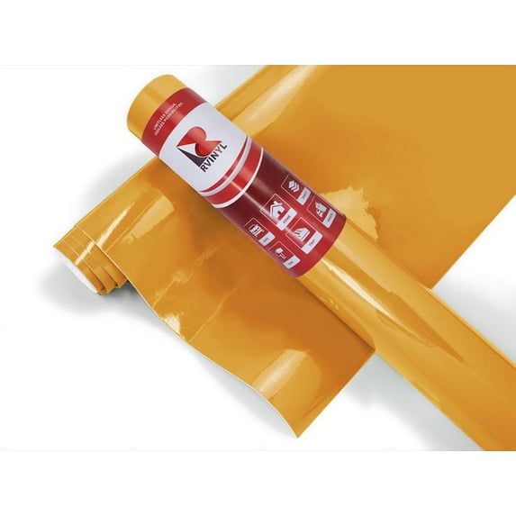 3M Graphic Cast Craft Vinyl Film Sheet Roll Scotchcal 7125 Harvest Gold 105 - 12" x 5ft