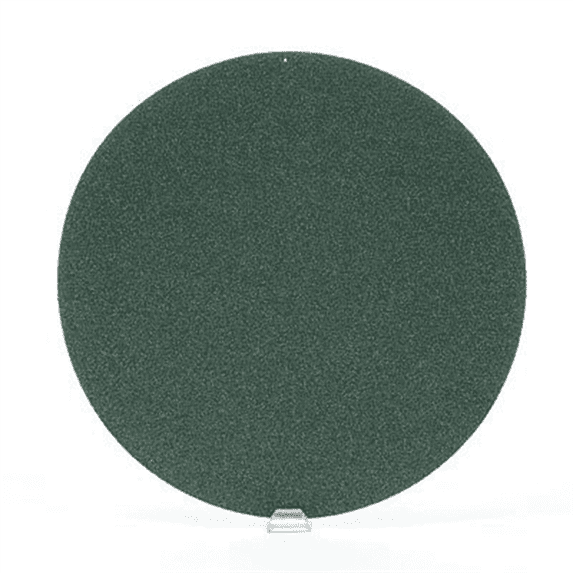 3M Green Corps 00521 255U Series Abrasive Disc, 8 in Dia, 80 Grit, Hook and Loop, Green