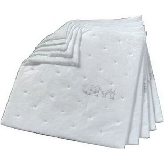 3M HP255 High Capacity Petroleum Sorbent Pads, 50/Bag