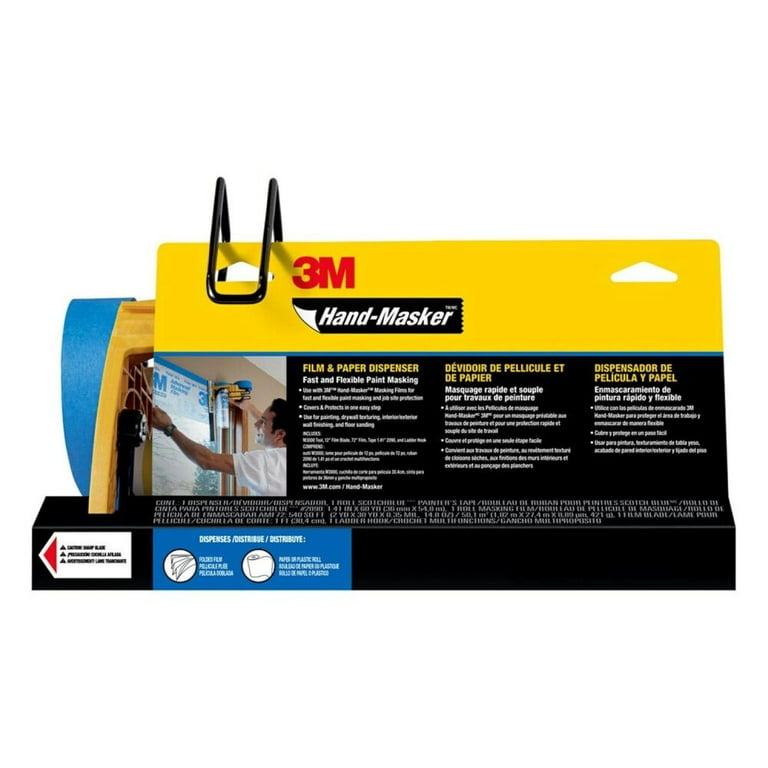 3M (スリーエム)　カーフィルム 業務用　約10m　箱入り 3M, Masking Paper Tape Dispenser Kit, 90 Ft. x 6 Ft., Pre