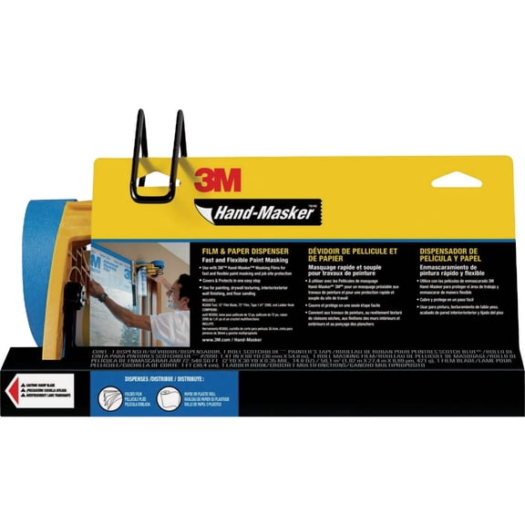 3M Hand-Masker Pre-Assembled Masking Film Kit - Pack of 2