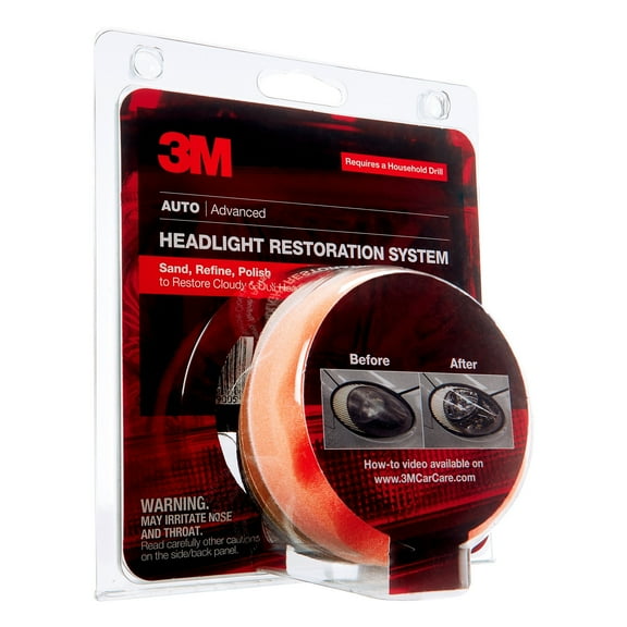3M Headlight Lens Restoration System, 39008, 4 per case