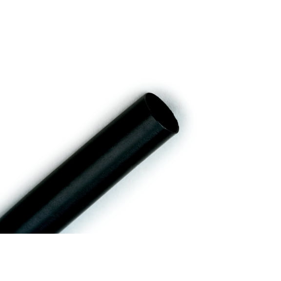 3M Heat Shrink Thin-Wall Tubing FP-301-1-Black-4`-Bulk: 48 in length sticks, 96 linear ft/box
