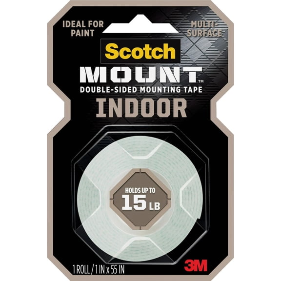 3M Heavy Duty Mounting Tape - Multicolor - 1 in x 50 in