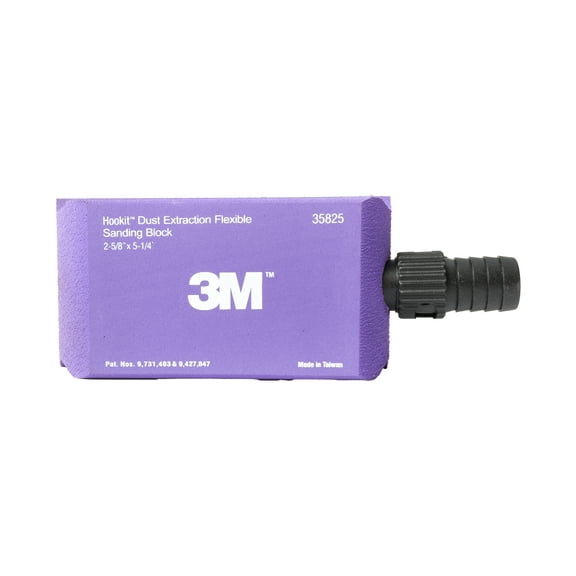 3M Hookit Dust Extraction Flexible Sanding Block 35825 133 mm x 67 mm